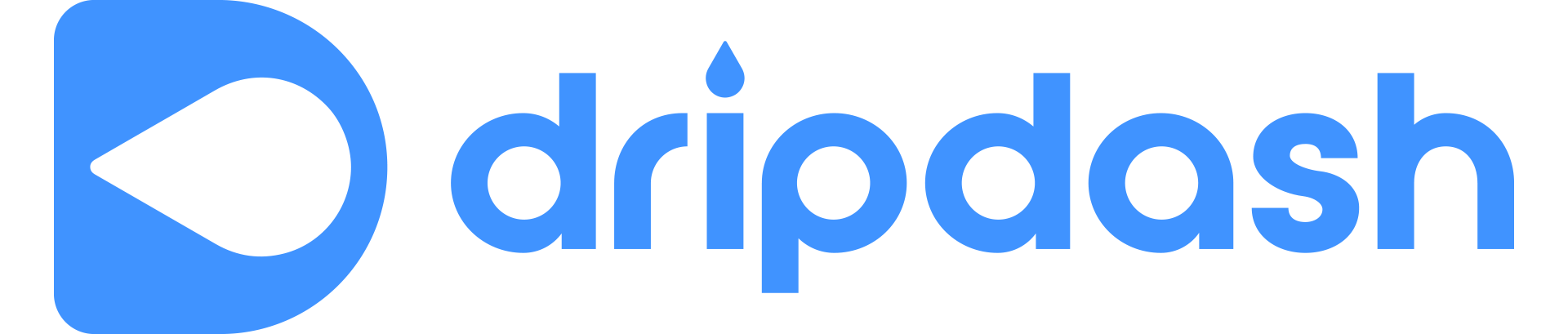 dripdash logo blue